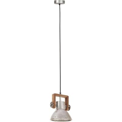 vidaXL Industrielle Pendelleuchte - Silber - 19cm - E27 vidaXL Industrielle Pendelleuchte - Silber - 19cm - E27