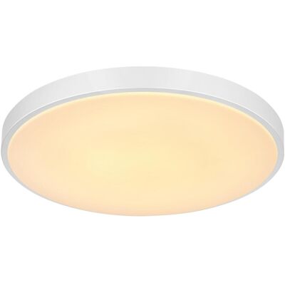 Globo, Wandleuchte + Deckenleuchte, Deckenlampe Metall weiss, 1xLED, 41586-24 (2580 lm) Globo, Wandleuchte + Deckenleuchte, Deckenlampe Metall weiss, 1xLED, 41586-24 (2580 lm)