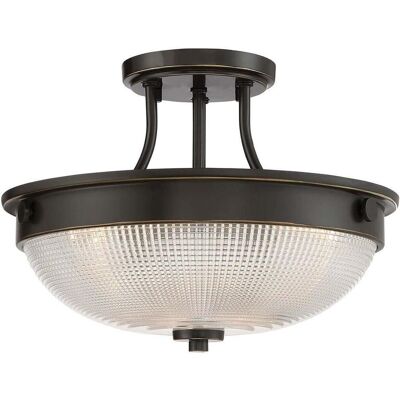 Elstead Lighting Elstead Mantle 2-Licht Semi-Flush-Deckenleuchte - Palladian Bronze Elstead Lighting Elstead Mantle 2-Licht Semi-Flush-Deckenleuchte - Palladian Bronze