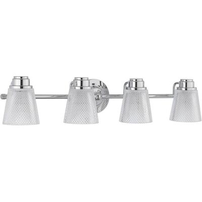 Quintessentiale Hudson 4-Licht Badezimmer-Wandleuchte - Badezimmer Licht Quintessentiale Hudson 4-Licht Badezimmer-Wandleuchte - Badezimmer Licht