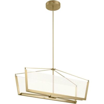 Kichler Calters Champagner Gold LED Pendelleuchte Kichler Calters Champagner Gold LED Pendelleuchte