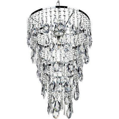Beliani Silber Pendellampe - Hängleuchte - Glamour Design Beliani Silber Pendellampe - Hängleuchte - Glamour Design