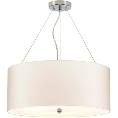 Elstead Lighting, Pendelleuchte, Pearce Hängeleuchte E27 5-fach 24cm Poliertes Chrom Elfenbein (E27) Elstead Lighting, Pendelleuchte, Pearce Hängeleuchte E27 5-fach 24cm Poliertes Chrom Elfenbein (E27)