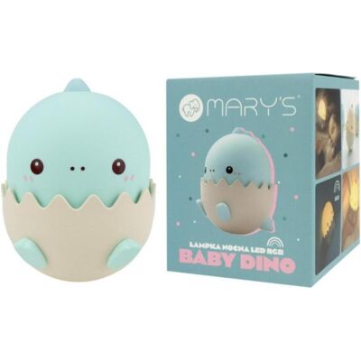 Marys Baby Dino Nachtlicht - Baby Nachtlicht Blau - Dinosaurier Baby Lampe Marys Baby Dino Nachtlicht - Baby Nachtlicht Blau - Dinosaurier Baby Lampe