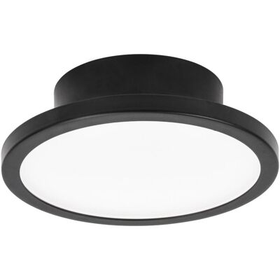 LIGHTME SCHWARZ AQUA DISK-1 Badezimmer Deckenleuchte - 8W, 650lm, GX53, IP44 LIGHTME SCHWARZ AQUA DISK-1 Badezimmer Deckenleuchte - 8W, 650lm, GX53, IP44