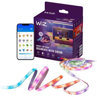 WiZ, LED Streifen, RGBIC LED Light Strip, 4 m (Mehrfarbig, Weiss, 400 cm, Indoor) WiZ, LED Streifen, RGBIC LED Light Strip, 4 m (Mehrfarbig, Weiss, 400 cm, Indoor)