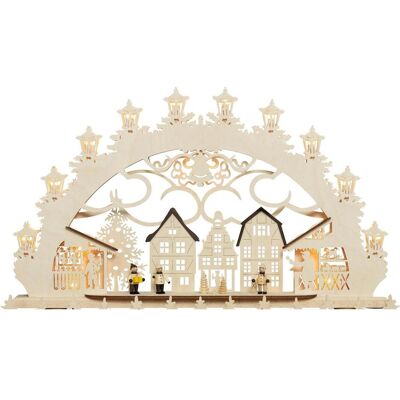 Saico, Weihnachtsbeleuchtung, Original 3D Schwibbogen Altstädter Weihnachtsmarkt Saico, Weihnachtsbeleuchtung, Original 3D Schwibbogen Altstädter Weihnachtsmarkt