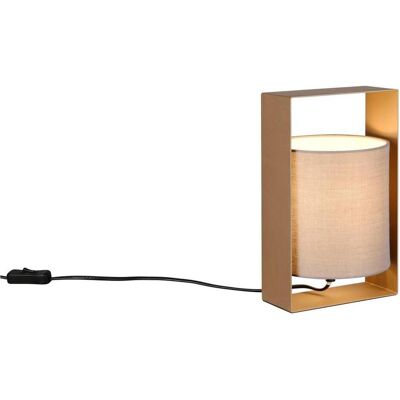 Trio - Pail - Kaffee - Metall & Stoff - Tischlampe Trio - Pail - Kaffee - Metall & Stoff - Tischlampe