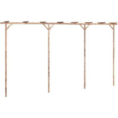 vidaXL Pergola Bambus Eingangspavillon Garten-Überdachung vidaXL Pergola Bambus Eingangspavillon Garten-Überdachung