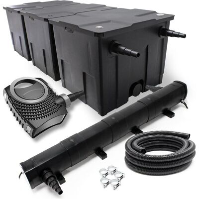 SunSun, Brunnen + Gartenteich, CBF-350C CUV-272 72W SET NEO10000 Pumpe Schlauch Teichfilterset SunSun, Brunnen + Gartenteich, CBF-350C CUV-272 72W SET NEO10000 Pumpe Schlauch Teichfilterset