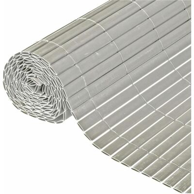 NATURE Doppelseitiger PVC Gartensichtschutz - 150x300cm - Grau NATURE Doppelseitiger PVC Gartensichtschutz - 150x300cm - Grau