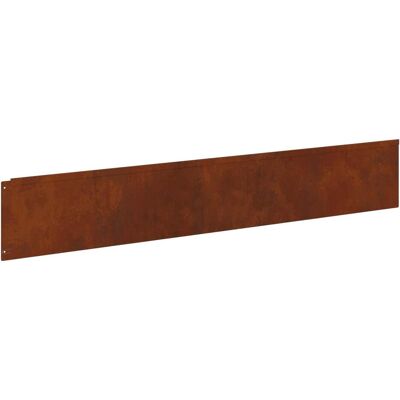 vidaXL Rasenkante, Raseneinfassung 20 Stk. 100 x 18 cm Stahl Rostig (100 cm) vidaXL Rasenkante, Raseneinfassung 20 Stk. 100 x 18 cm Stahl Rostig (100 cm)