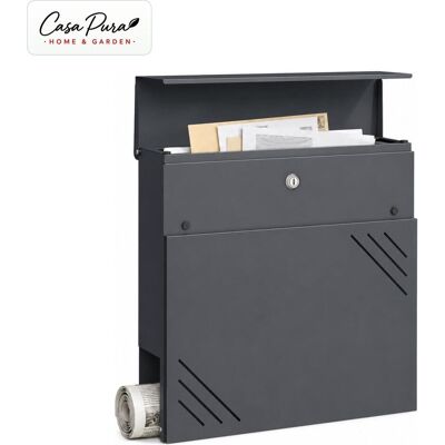 Casa Pura, Briefkasten, Briefkasten Lucien (10.50 x 37 x 37 cm) Casa Pura, Briefkasten, Briefkasten Lucien (10.50 x 37 x 37 cm)