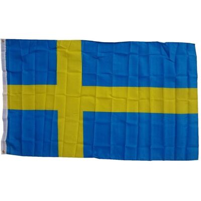 trends4cents Schweden 250x150 cm - 3 Ösen - 100 g/m² Polyester - Flagge trends4cents Schweden 250x150 cm - 3 Ösen - 100 g/m² Polyester - Flagge