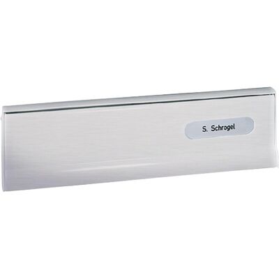 Renz - SERIE 17 - 370 x 82 mm - silber eloxiert - Briefkasten Renz - SERIE 17 - 370 x 82 mm - silber eloxiert - Briefkasten
