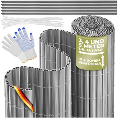 Kesser, Sichtschutz, PVC Sichtschutzmatte Balkonverkleidung Windschutz Sichtschutzzaun (120 cm) Kesser, Sichtschutz, PVC Sichtschutzmatte Balkonverkleidung Windschutz Sichtschutzzaun (120 cm)