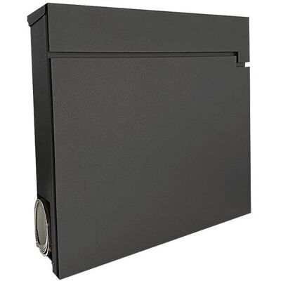 SafePost - SP810 - anthracite - steel matte - Wandbriefkasten SafePost - SP810 - anthracite - steel matte - Wandbriefkasten