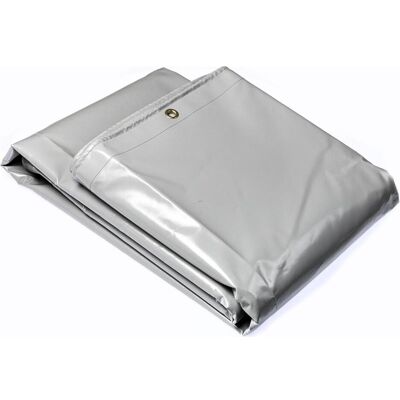 Mehr Garten, Abdeckplane, wasserdichte & UV-beständige, reissfeste Premium PVC Allzweck-Plane, Farbe: grau, 650g/m² (5 x 3 m) Mehr Garten, Abdeckplane, wasserdichte & UV-beständige, reissfeste Premium PVC Allzweck-Plane, Farbe: grau, 650g/m² (5 x 3 m)
