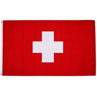 trends4cents, Fahne, Flagge Schweiz 90 x 150 cm Fahne mit 2 Ösen 100g/m² Stoffgewicht Hissflagge für Mast (90 x 150 cm) trends4cents, Fahne, Flagge Schweiz 90 x 150 cm Fahne mit 2 Ösen 100g/m² Stoffgewicht Hissflagge für Mast (90 x 150 cm)