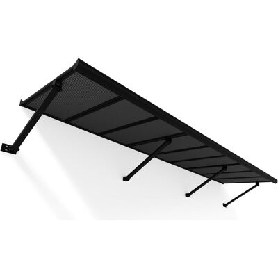Palram, Überdachung + Carport, Vordach Augustine 90,5x333cm Grau Palram, Überdachung + Carport, Vordach Augustine 90,5x333cm Grau