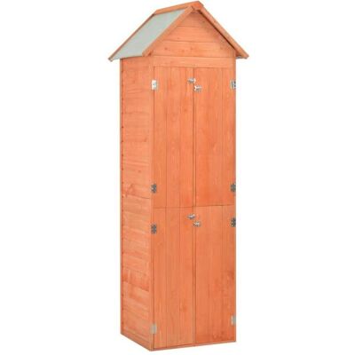 vidaXL Holz Gartenlagerhaus (71x60x213cm) vidaXL Holz Gartenlagerhaus (71x60x213cm)