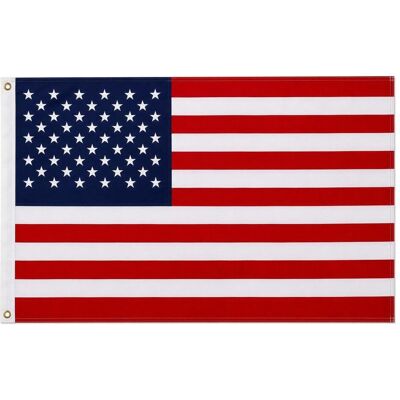 trends4cents, Fahne, Flagge USA / Amerika 90 x 150 cm Fahne mit 2 Ösen 100g/m² Stoffgewicht Hissflagge (90 x 150 cm) trends4cents, Fahne, Flagge USA / Amerika 90 x 150 cm Fahne mit 2 Ösen 100g/m² Stoffgewicht Hissflagge (90 x 150 cm)