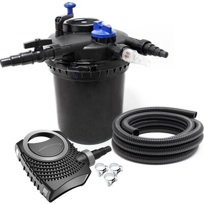 SunSun, Brunnen + Gartenteich, CPF-10000 SET bis 12000l 11W UVC NEO10000 Pumpe Schlauch Teichfilterset SunSun, Brunnen + Gartenteich, CPF-10000 SET bis 12000l 11W UVC NEO10000 Pumpe Schlauch Teichfilterset