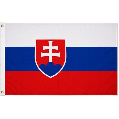 trends4cents, Fahne, Flagge Slowakei 90 x 150 cm Fahne mit 2 Ösen 100g/m² Stoffgewicht zum Hissen für Mast (90 x 150 cm) trends4cents, Fahne, Flagge Slowakei 90 x 150 cm Fahne mit 2 Ösen 100g/m² Stoffgewicht zum Hissen für Mast (90 x 150 cm)