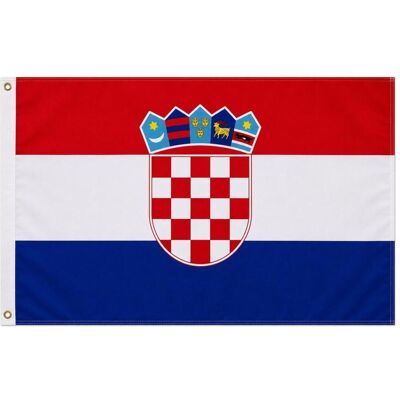 trends4cents, Fahne, Flagge Kroatien 90 x 150 cm Fahne mit 2 Ösen 100g/m² Stoffgewicht Hissflagge für Mast (90 x 150 cm) trends4cents, Fahne, Flagge Kroatien 90 x 150 cm Fahne mit 2 Ösen 100g/m² Stoffgewicht Hissflagge für Mast (90 x 150 cm)