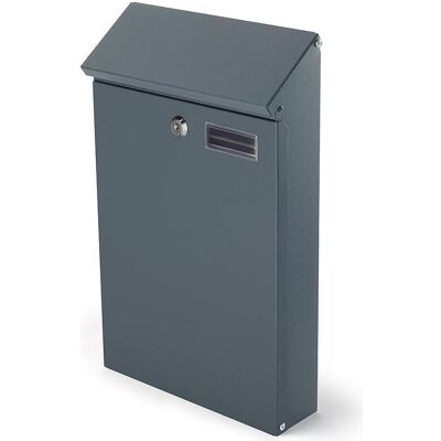 SafePost, Briefkasten, 958 Briefkasten anthrazit RAL7016 matt SafePost, Briefkasten, 958 Briefkasten anthrazit RAL7016 matt