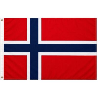 trends4cents, Fahne, Flagge Norwegen 90 x 150 cm Fahne mit 2 Ösen 100g/m² Stoffgewicht Hissflagge für Mast (90 x 150 cm) trends4cents, Fahne, Flagge Norwegen 90 x 150 cm Fahne mit 2 Ösen 100g/m² Stoffgewicht Hissflagge für Mast (90 x 150 cm)
