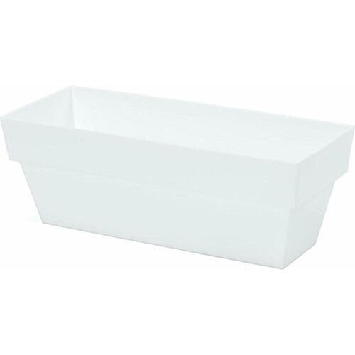 Plastiken, Blumentopf, Blumenkasten Limited Weiss (12 x 30 cm) (30 cm)