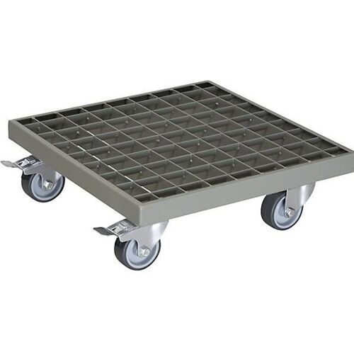 Wagner System, Pflanzenständer + Blumentreppe, Pflanzenroller Wagner 29 x 29 x 9,5 cm Metall grün grau