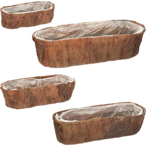 Relaxdays, Blumentopf, Blumenkasten (57.50 cm)