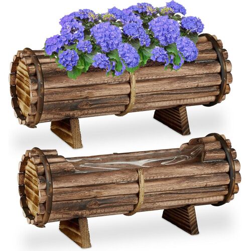 Relaxdays, Blumentopf, Blumenkasten (40 cm)