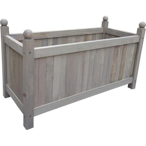 HTI-Living, Blumentopf, Blumenkasten Grau Heidi (70 cm)