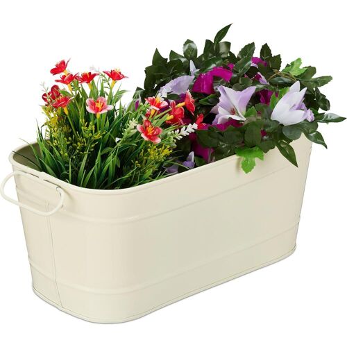 Relaxdays, Blumentopf, Blumenkasten (38 cm)