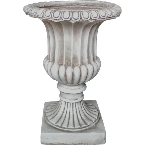 HTI-Living, Blumentopf, Pflanzkübel Athene Antik Hellgrau (30 cm)