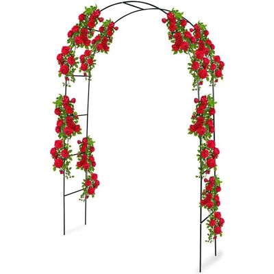 Kinzo Rosenbogen - Metall Gartenstütze - 240x140cm - Pergola Kinzo Rosenbogen - Metall Gartenstütze - 240x140cm - Pergola