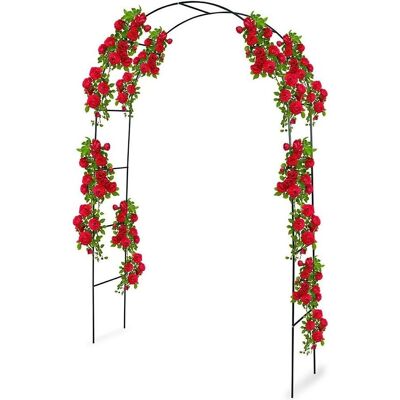 Kinzo Rosenbogen - Metall Gartenstütze - 240x140cm - Pergola Kinzo Rosenbogen - Metall Gartenstütze - 240x140cm - Pergola