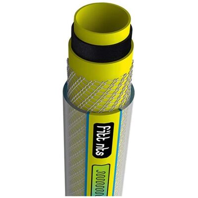 FITT NTS Gelber Gartenschlauch - Langlebig, UV & Abrasion Resistant FITT NTS Gelber Gartenschlauch - Langlebig, UV & Abrasion Resistant