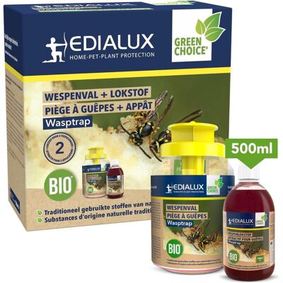 Edialux, Tierfalle, Wespenfalle + Abwehrmittel, 500ml Edialux, Tierfalle, Wespenfalle + Abwehrmittel, 500ml