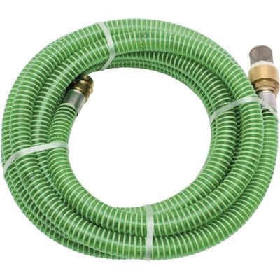 Floraworld Gartenschlauch-Set - Messing-Armaturen, 7m, Grün Floraworld Gartenschlauch-Set - Messing-Armaturen, 7m, Grün