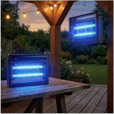 Gardigo, Tierfalle, 2er-Set Profi UV-Insektenvernichter (9W, bis 70m²) - Effektiver Schutz Gardigo, Tierfalle, 2er-Set Profi UV-Insektenvernichter (9W, bis 70m²) - Effektiver Schutz