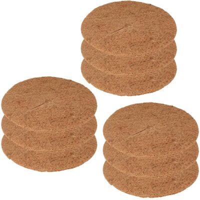 ProGarden, Pflanzen Winterschutz + Gartenvlies, Frostschutz-Kokosmatten für Topfpflanzen, rund, Ø 35 cm, 9er-Set ProGarden, Pflanzen Winterschutz + Gartenvlies, Frostschutz-Kokosmatten für Topfpflanzen, rund, Ø 35 cm, 9er-Set