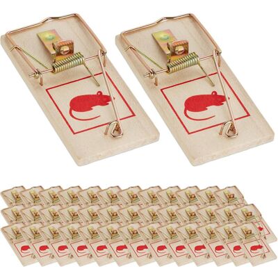 Relaxdays, Tierfalle, 40x Mausefalle Relaxdays, Tierfalle, 40x Mausefalle