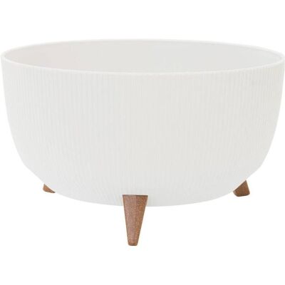 Siena Garden, Blumentopf, Pflanzgefässe OSLO STRIPE weiss Steifenoptik, 47 x 26,5 cm Kunststoff auf Füssen mit Einsatz (47 x 47 x 26.50 cm) Siena Garden, Blumentopf, Pflanzgefässe OSLO STRIPE weiss Steifenoptik, 47 x 26,5 cm Kunststoff auf Füssen mit Einsatz (47 x 47 x 26.50 cm)