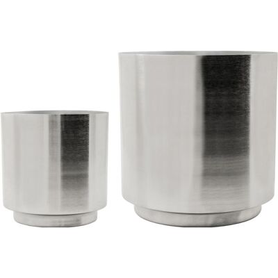 House Doctor, Blumentopf, Planter, HDBailey, Silver finish (14 x 14 cm) House Doctor, Blumentopf, Planter, HDBailey, Silver finish (14 x 14 cm)