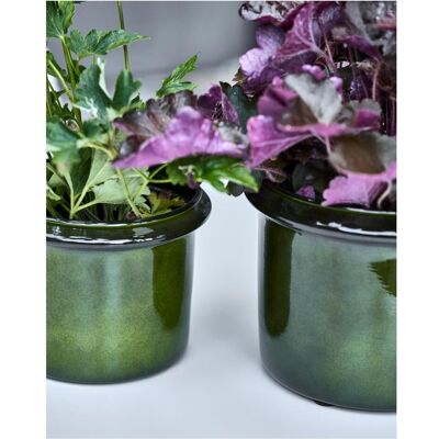 House Doctor, Blumentopf, Planter, HDHoop, Green (19 x 18 cm) House Doctor, Blumentopf, Planter, HDHoop, Green (19 x 18 cm)