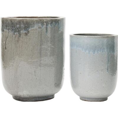 House Doctor, Blumentopf, Planter, HDPho, Grey, Blue (45 x 45 x 45 cm) House Doctor, Blumentopf, Planter, HDPho, Grey, Blue (45 x 45 x 45 cm)